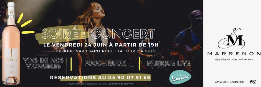 The Vesper en Concert au Domaine Marrenon !